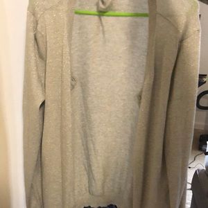 NWOT Basic Essentials Sparkling Cardigan off welc.